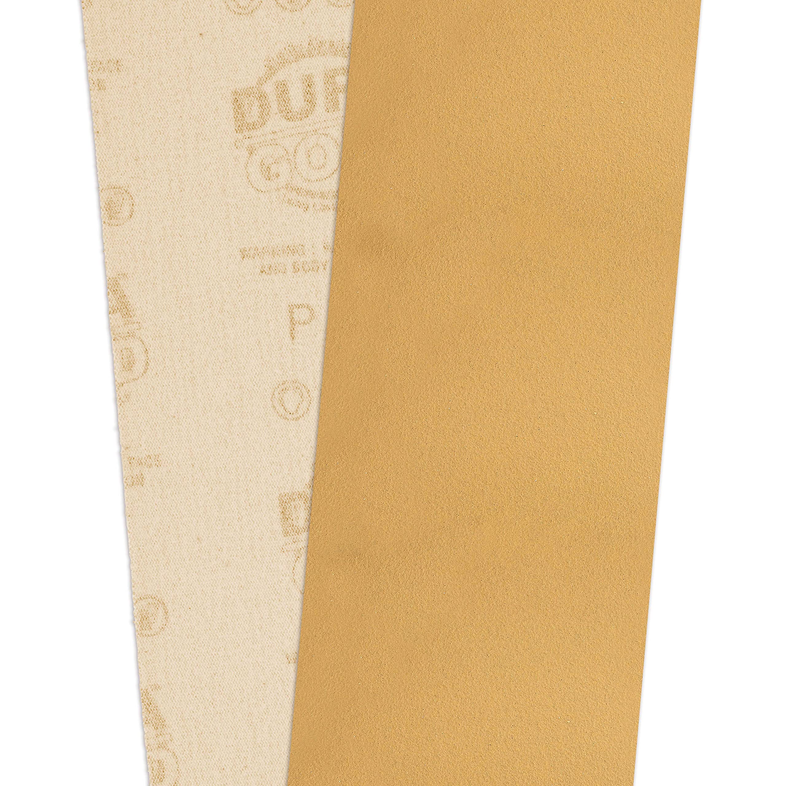 Dura-Gold Premium - 40 Grit Gold - Hook & Loop Backing Longboard Continuous Sandpaper Roll, 2-3/4" Wide, 12 Yards Long - For Automotive & Woodworking Air File Long Board Sanders, Hand Sanding Blocks