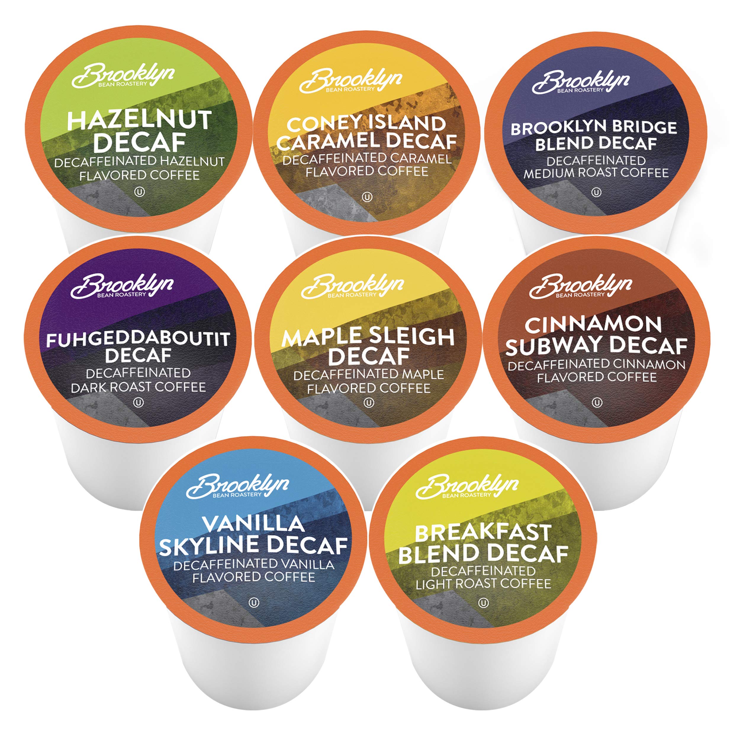 Brooklyn Beans Coffee Pods, Medium Roast Gourmet Variety Pack - Compatible with Keurig K Cup Brewers Including 2.0 Machines, 40 Count