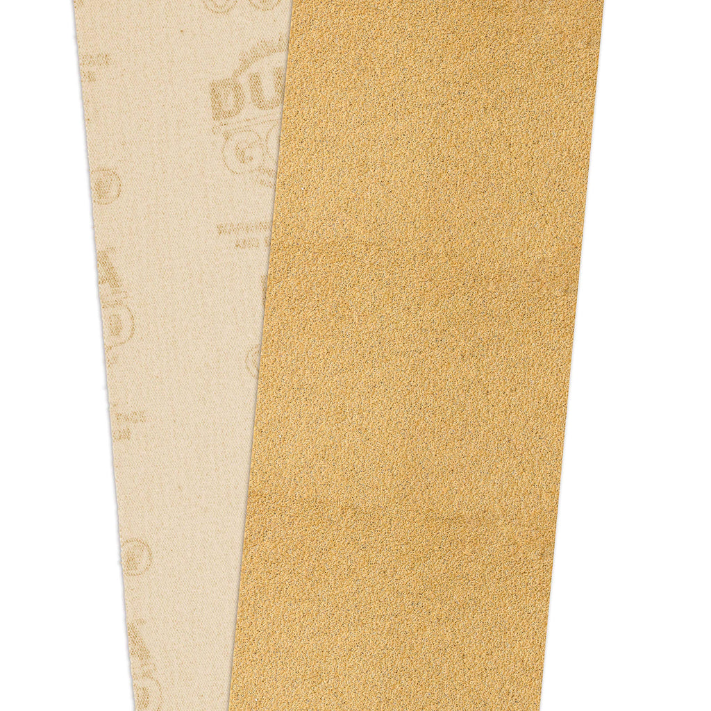 Dura-Gold Premium - 40 Grit Gold - Hook & Loop Backing Longboard Continuous Sandpaper Roll, 2-3/4" Wide, 12 Yards Long - For Automotive & Woodworking Air File Long Board Sanders, Hand Sanding Blocks