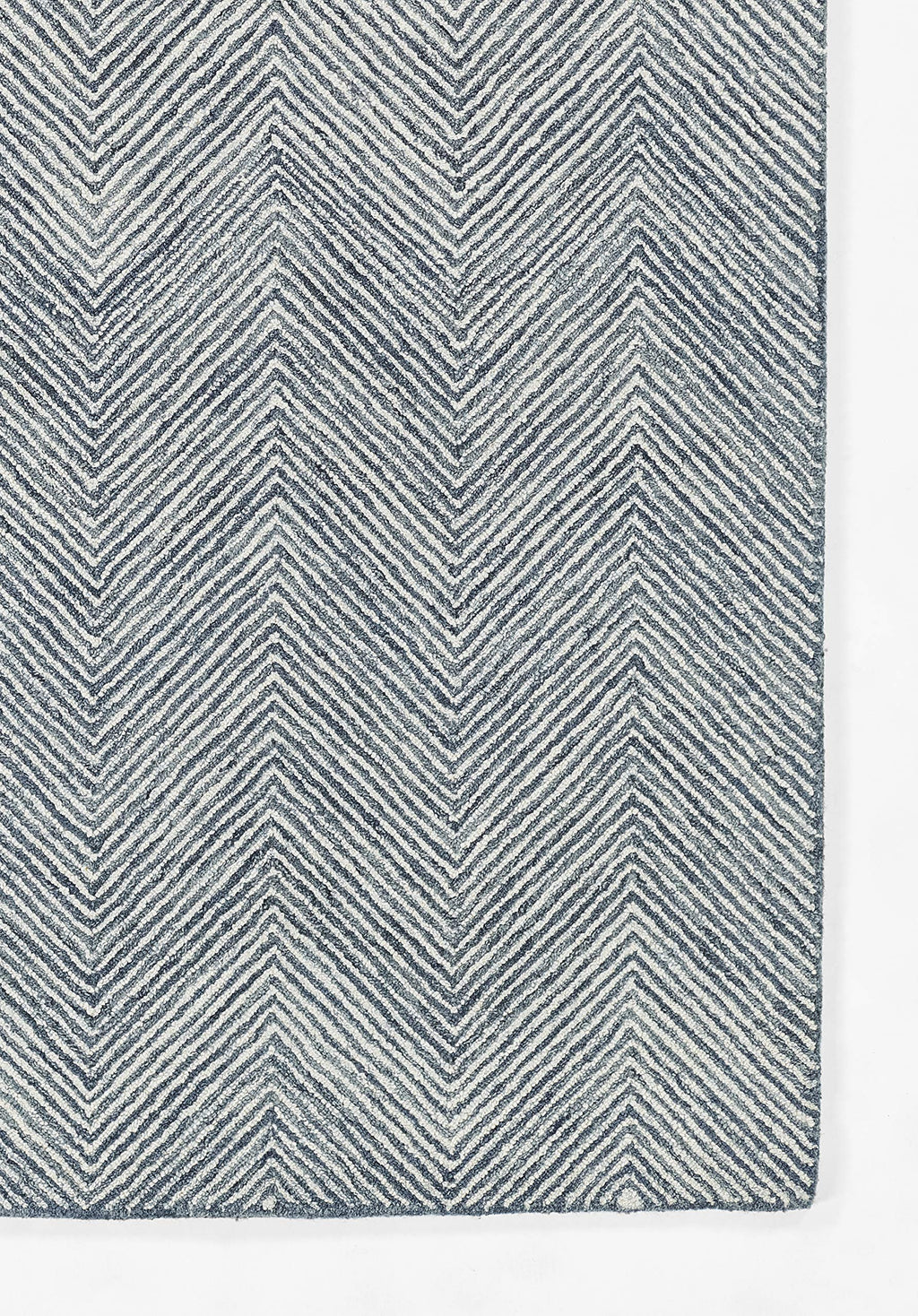 Momeni Charles Wool Hand Tufted Contemporary Indoor Area Rug, Blue, 2' X 3'
