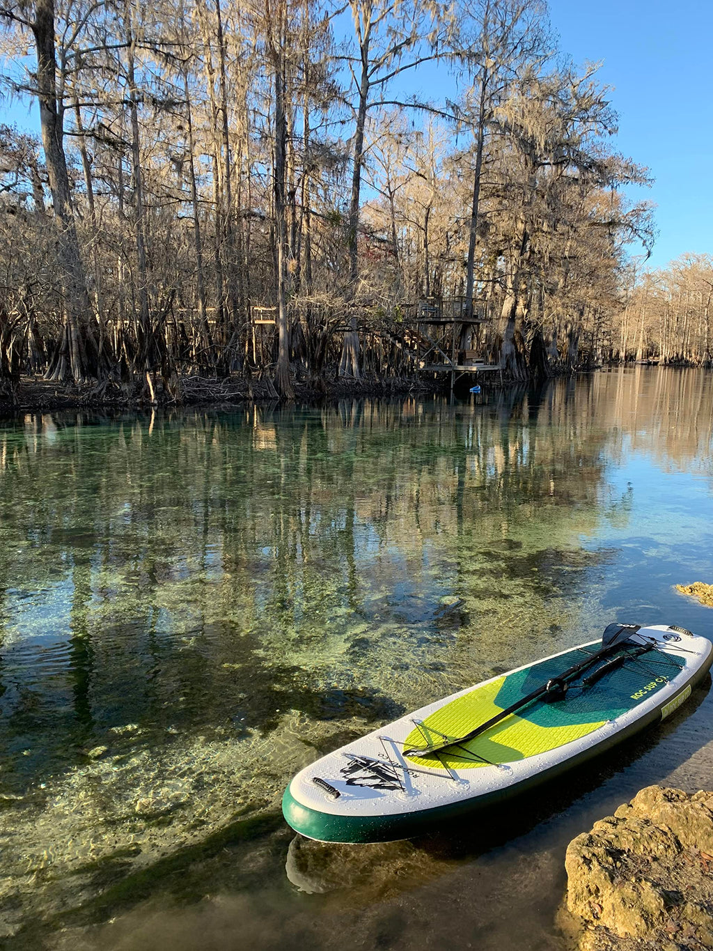Roc Inflatable Stand Up Paddle Board 10' 6" with Premium SUP Paddle Board Accessories, Wide Stable Design, Non-Slip Comfort Deck for Youth & Adults