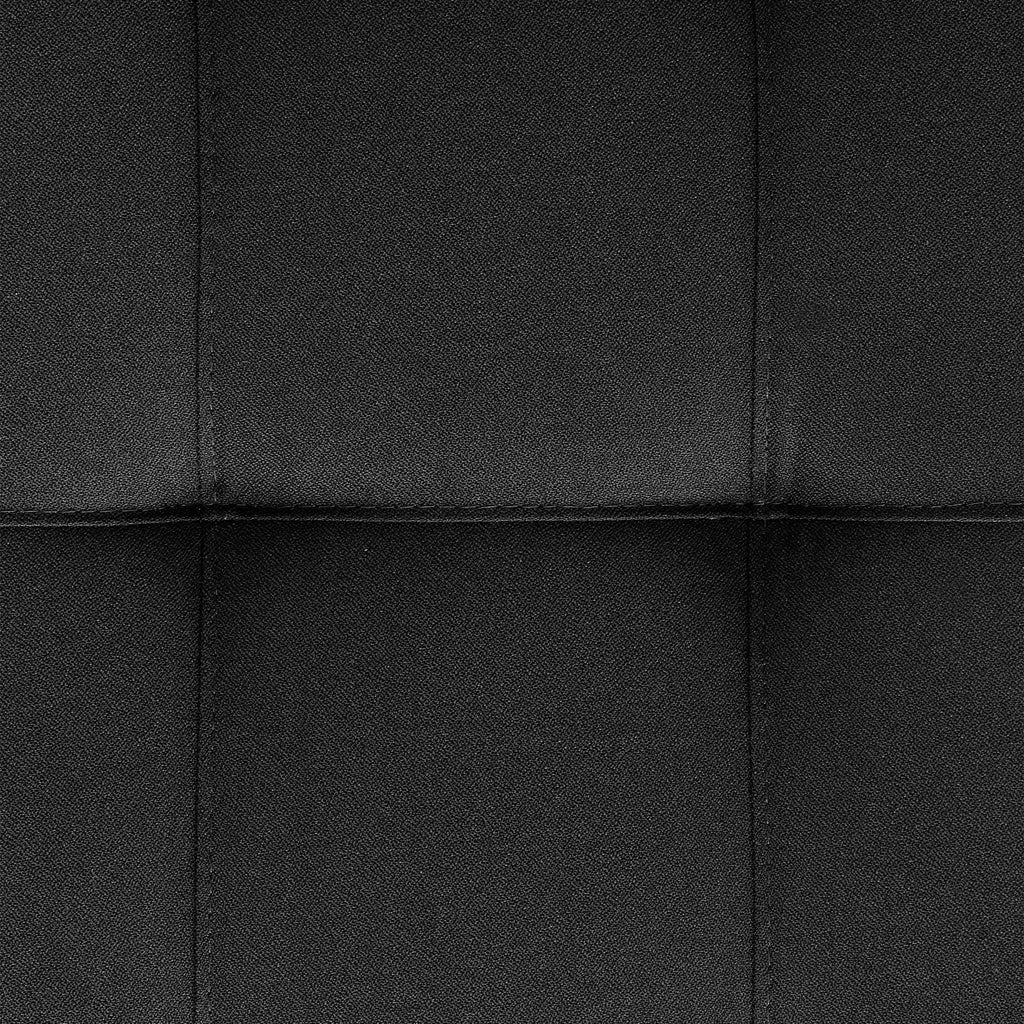 FURINNO Roanne Tufted Headboard, Twin, Black