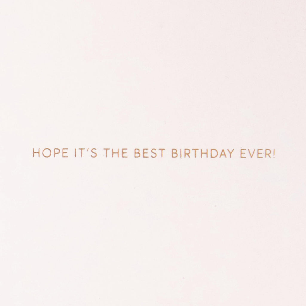 Hallmark Signature Birthday Card (Best Birthday Ever)