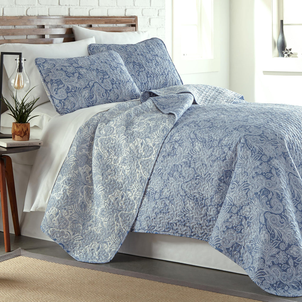 Southshore Fine Living, Inc. XL Twin Quilt Set, Microfiber Quilted Bedspread, White Bedding Twin Coverlet w/Pillow Sham, Pet Hair Resistant Bedding Coverlet Set, Quilted Coverlet, Bright White Quilt