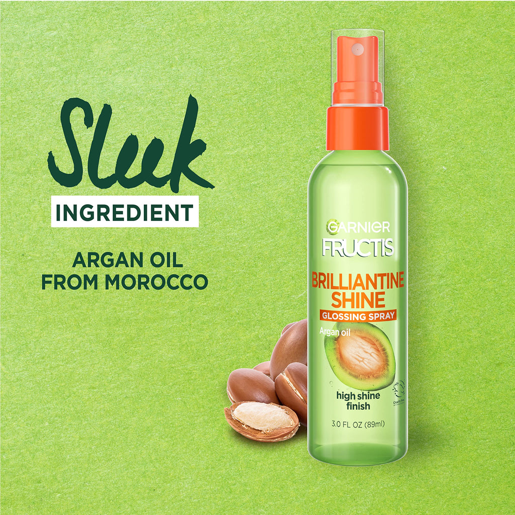 Garnier Fructis Style Brilliantine Shine Glossing Spray 3 Oz (Pack of 3)