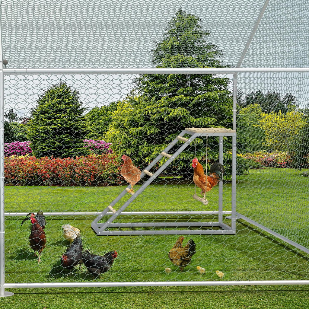Chicken Coop Roosting Perch Essentials：Perfect for Backyard Poultry, Easy Installation &,Farm Roost Toys for Chickens(37.5''L x 15.7'' W x 27.5H'')