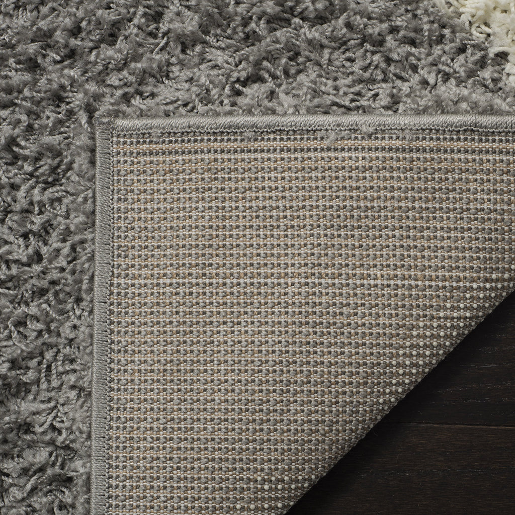 SAFAVIEH Dallas Shag Collection Accent Rug - 2'3" x 4', Beige & Ivory, Trellis Design, Non-Shedding & Easy Care, 1.5-inch Thick Ideal for High Traffic Areas in Entryway, Living Room, Bedroom (SGD257D)