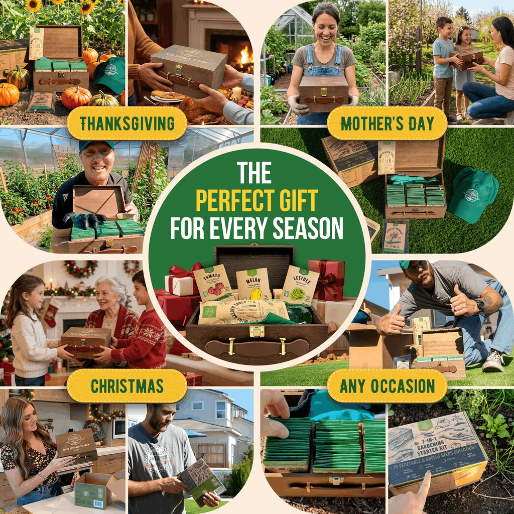 20 Vegetable Seeds Variety Pack - 12,465+ Non-GMO Heirloom Seeds for Planting Vegetables and Fruits in Individual Seed Packets, Home Garden Seed for Hydroponic, Indoor and Outdoors Gardening