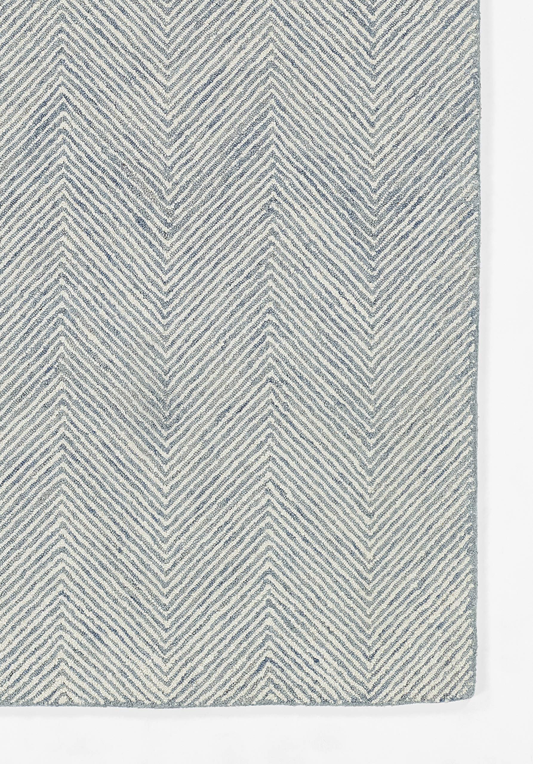 Momeni Charles Wool Hand Tufted Contemporary Indoor Area Rug, Blue, 2' X 3'