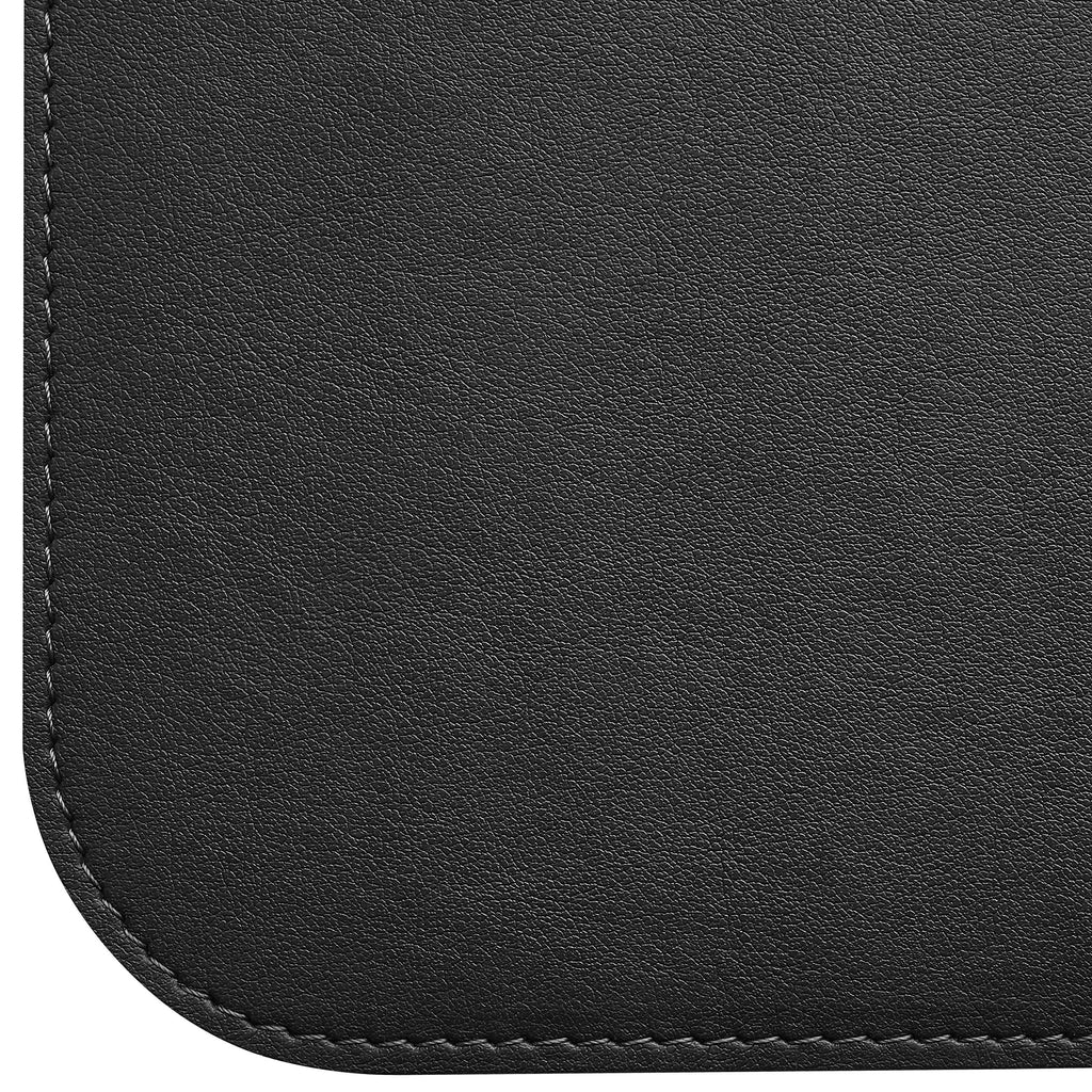 Gallaway Leather Desk Mat,Desk Writing Pad - Office Desk Pad, Medium 24" x 14" Black, Desk Mats on Top of Desks, Gift Ready Elegant Computer Desk Mat Desk Cover Desk Pad Protector PU Leather