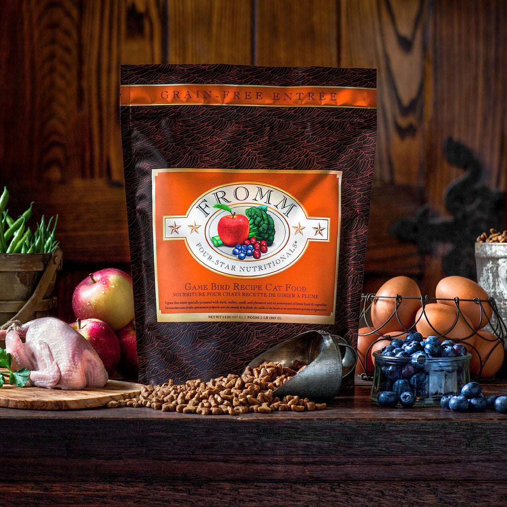 Fromm Four-Star Nutritionals Beef Livattini Veg Cat Food - Premium Dry Cat Food - Beef Recipe - 4 lb