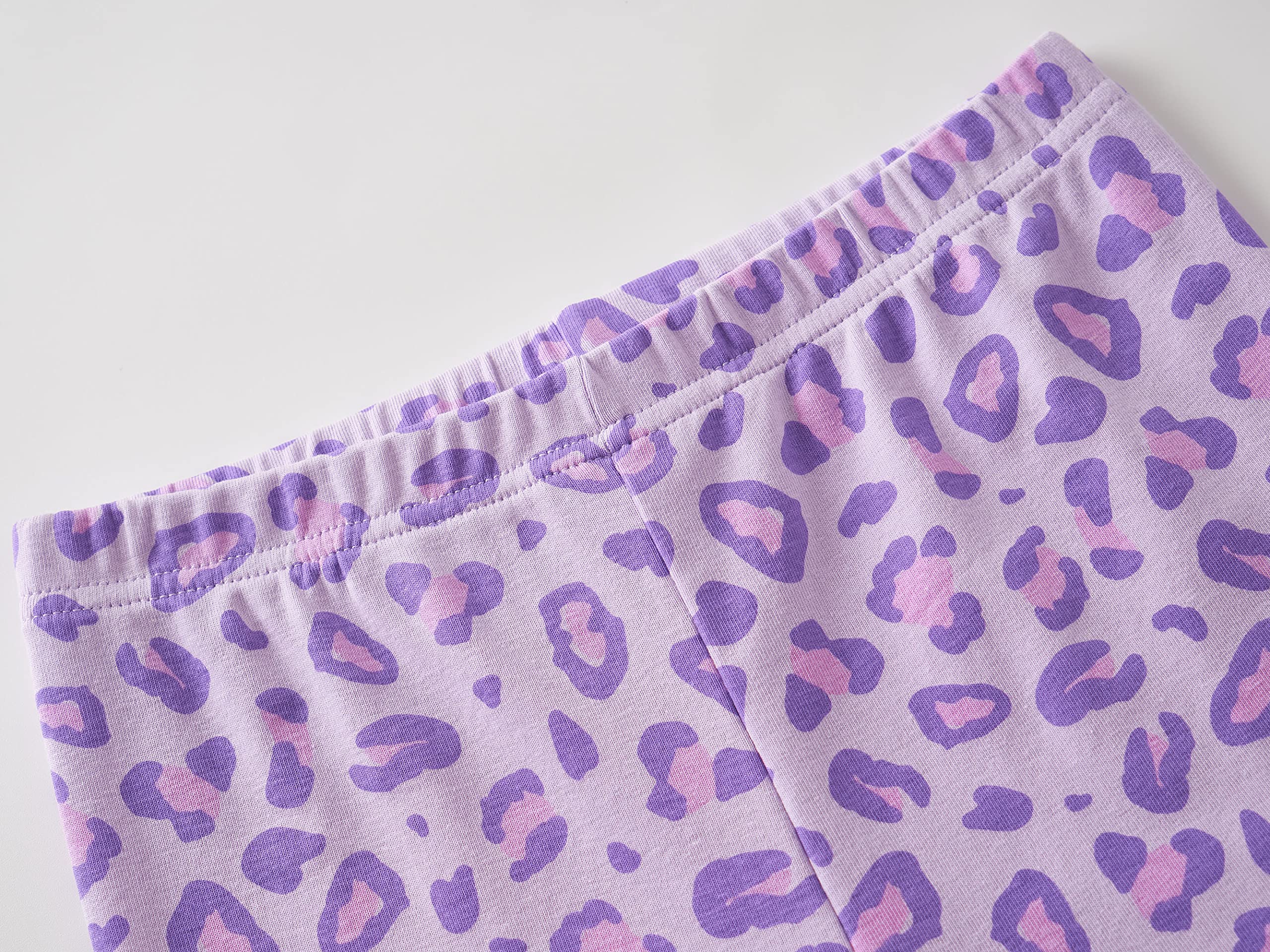Topgal Little & Big Girls Cotton Knit Pajama 3-Piece Shorts Pants Summer PJ Set Size 4-14