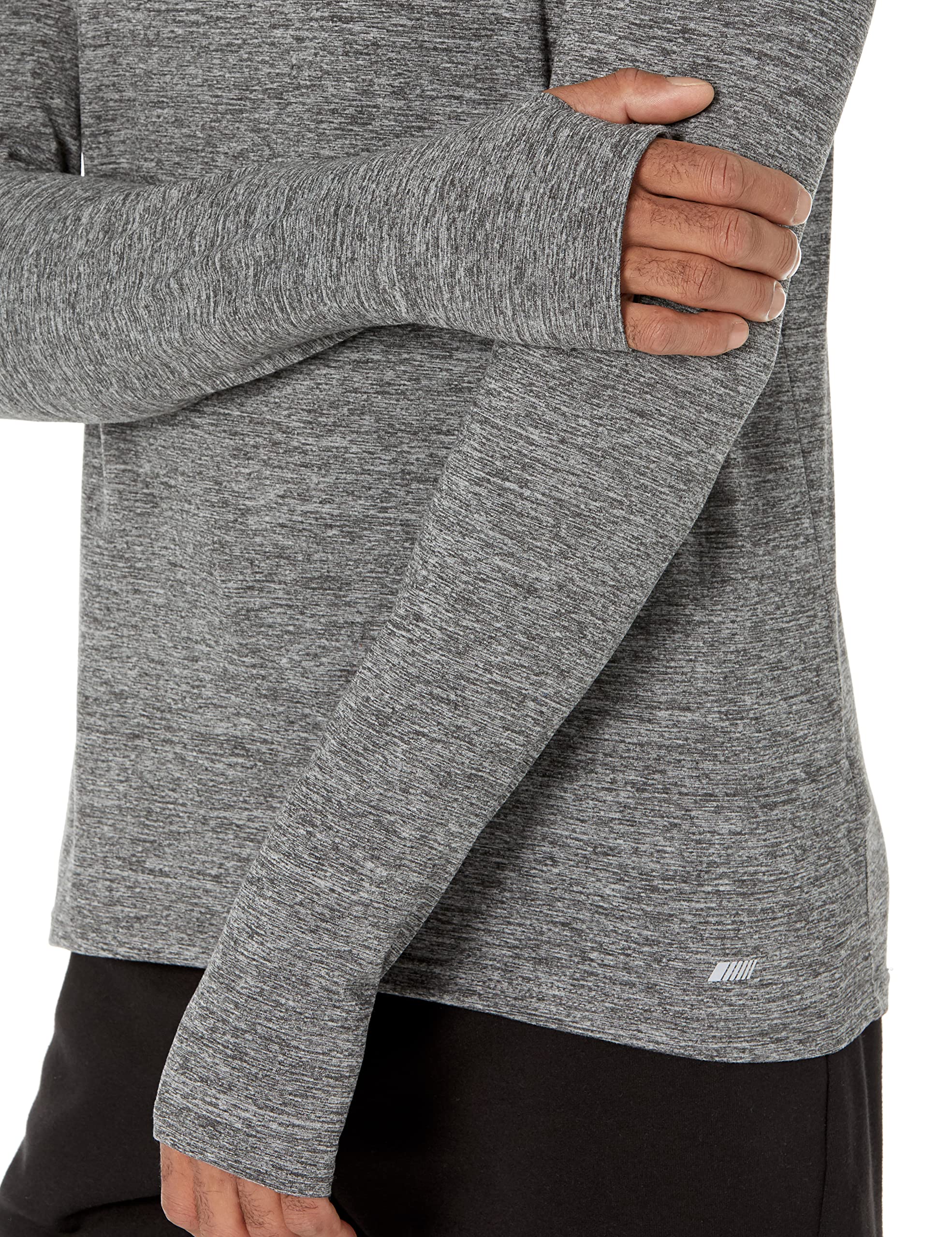 Amazon Essentials Men's Long Sleeve Quick Dry Performance Tech Hooded Workout T-Shirt