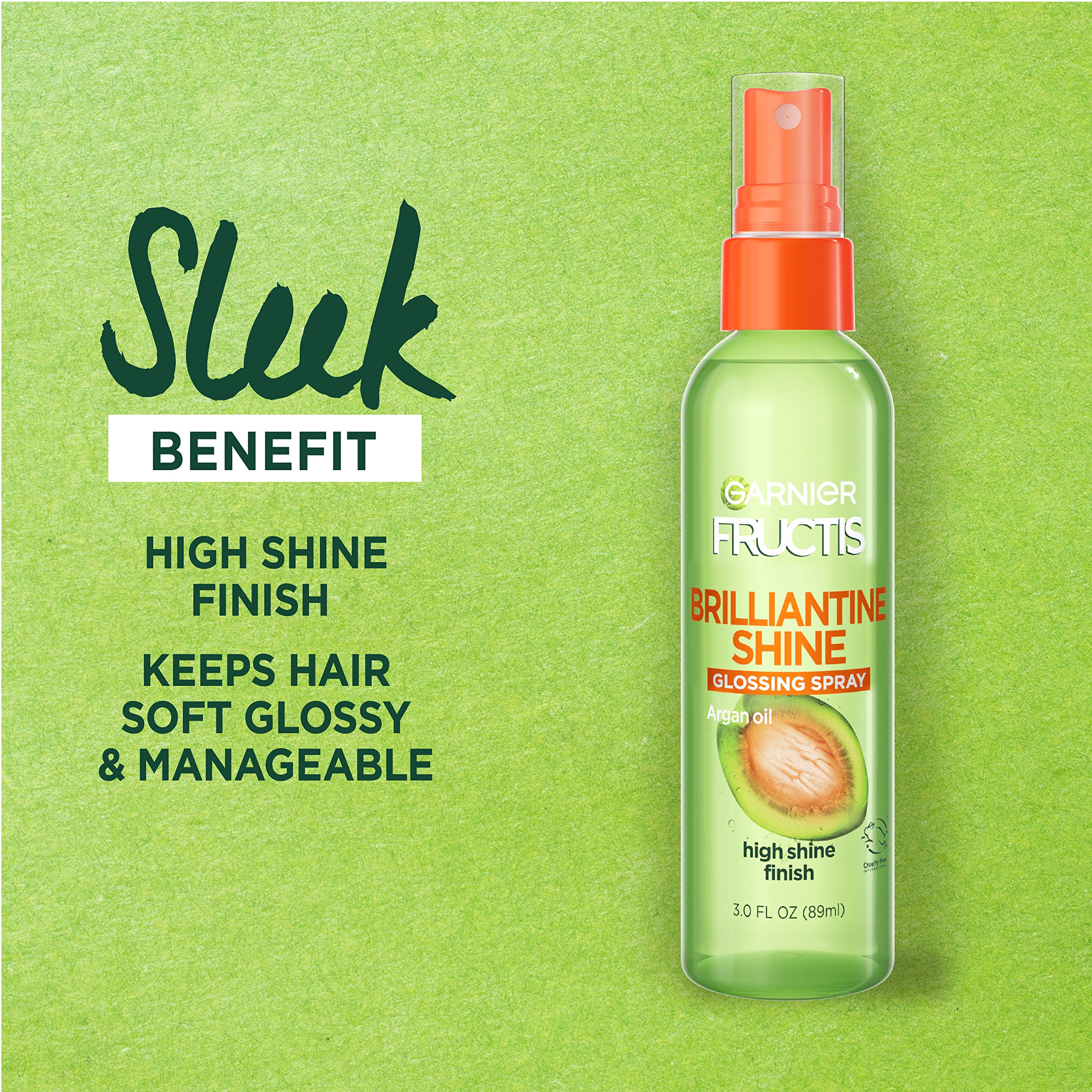 Garnier Fructis Style Brilliantine Shine Glossing Spray 3 Oz (Pack of 3)