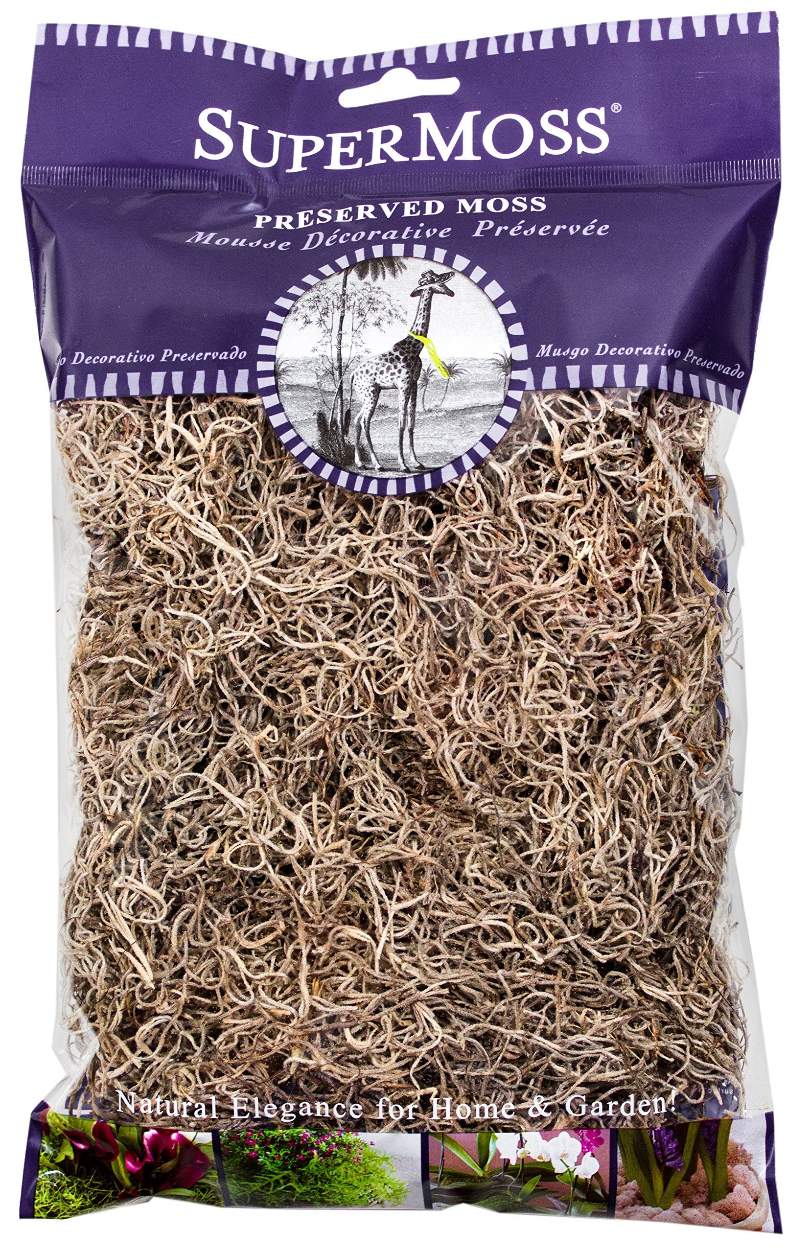 SuperMoss (26926) Spanish Moss Dried, Natural, 3 Pounds