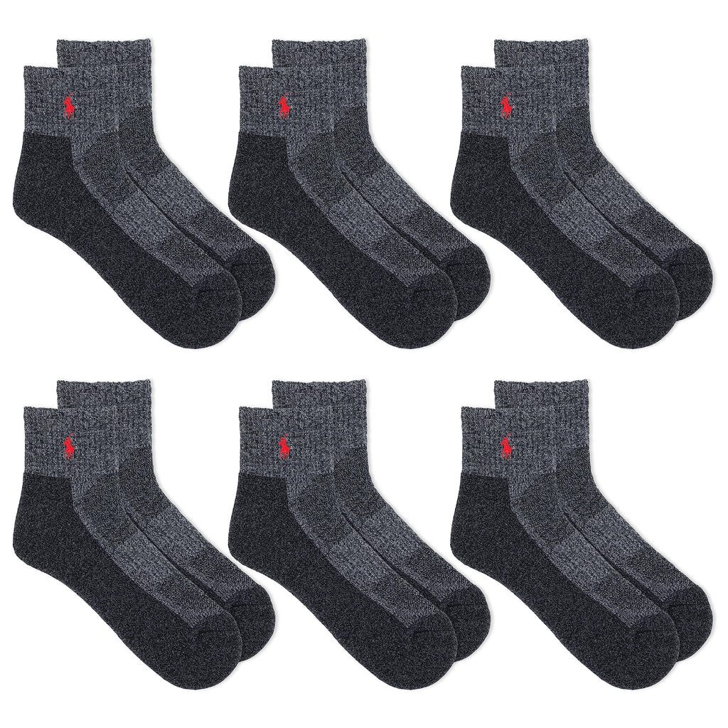 POLO RALPH LAUREN Men's Performance Cotton Quarter Socks