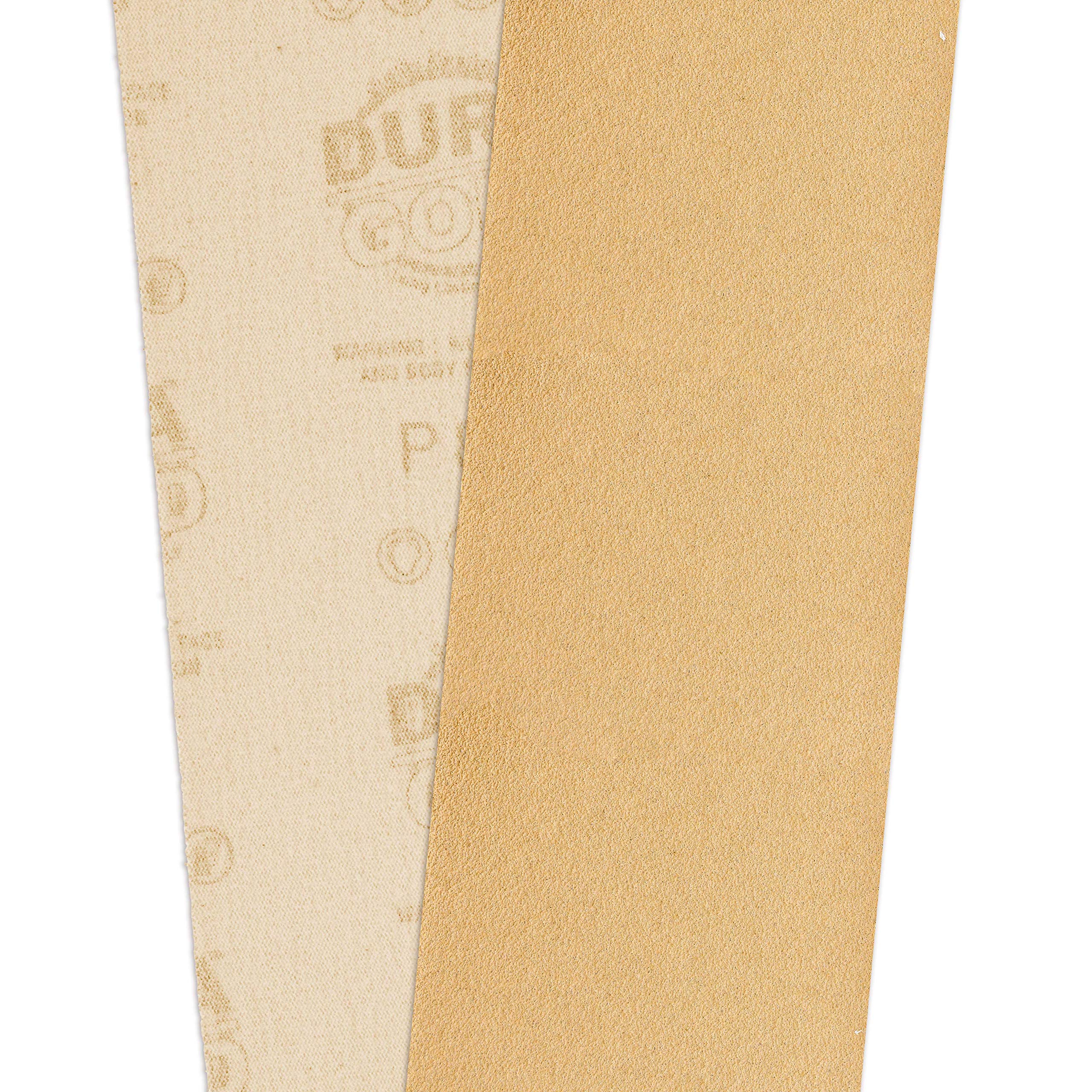 Dura-Gold Premium - 40 Grit Gold - Hook & Loop Backing Longboard Continuous Sandpaper Roll, 2-3/4" Wide, 12 Yards Long - For Automotive & Woodworking Air File Long Board Sanders, Hand Sanding Blocks