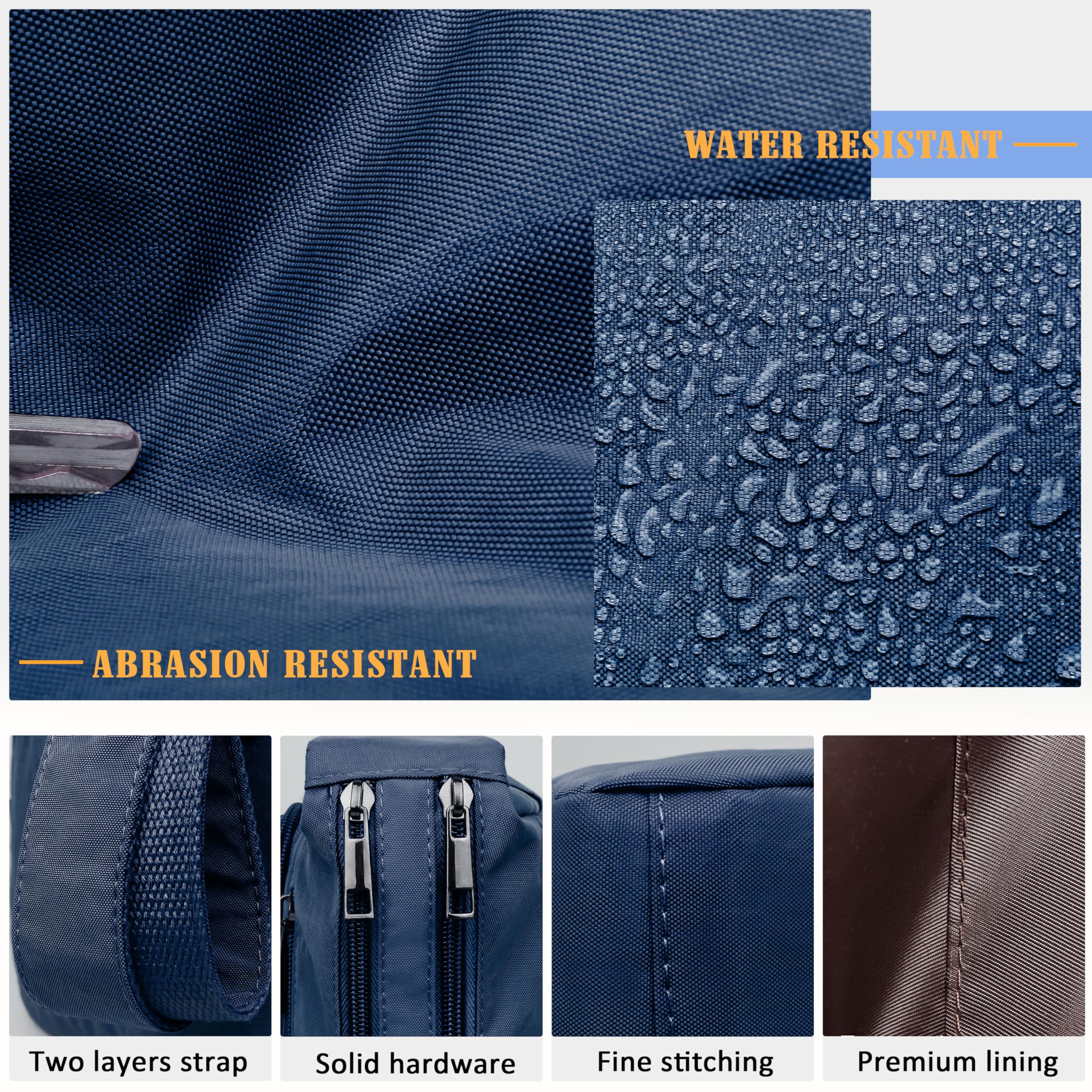 VOLGANIK ROCK RFID Purses for Women Fabric Nylon Multi Pocket Crossbody Bag Ladies Travel Handbag