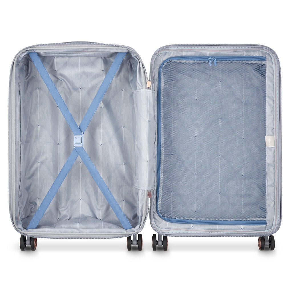 DELSEY PARIS Cruise 3.0 Hardside Expandable Luggage with Spinner Wheels, Black, Carry on 20 Inch