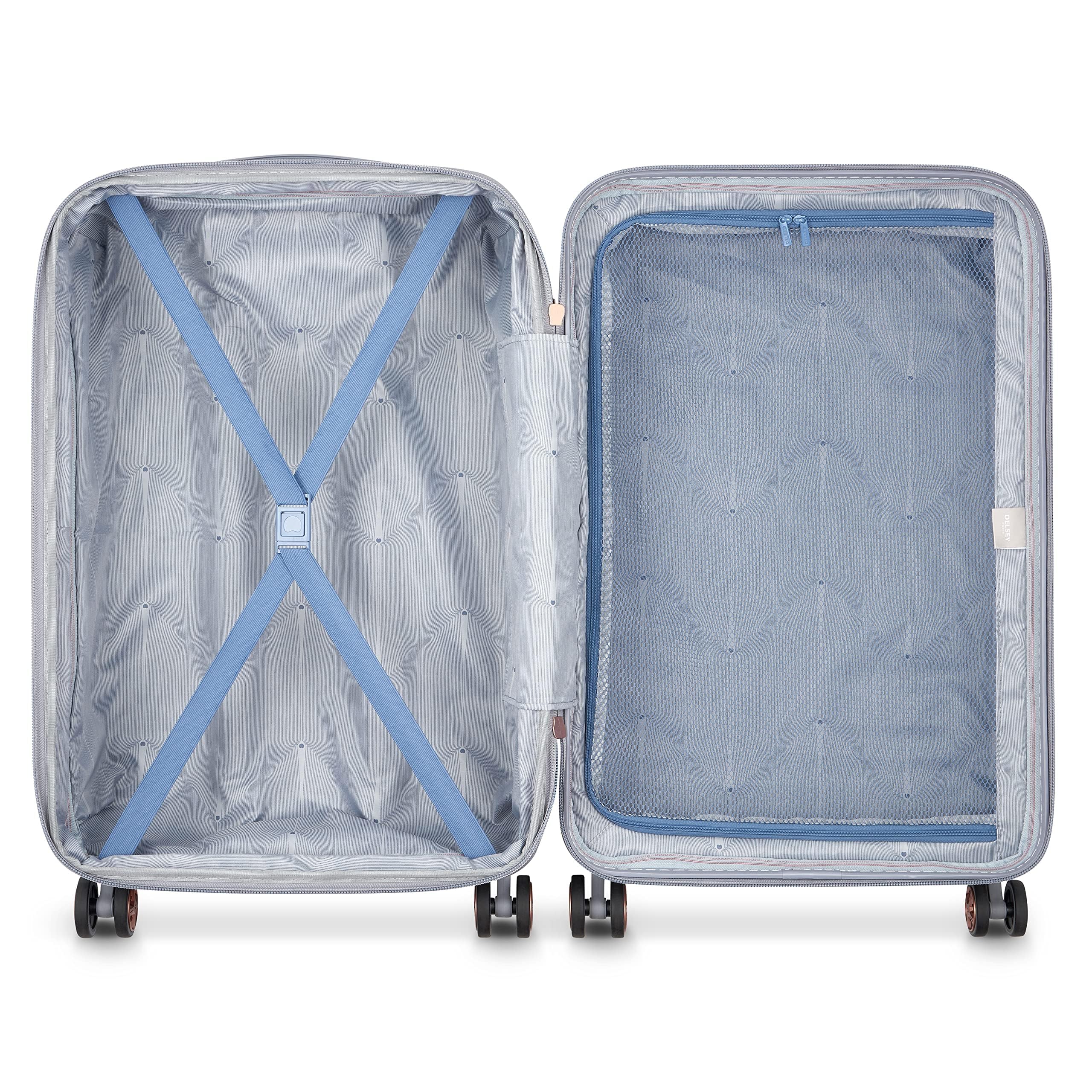 DELSEY PARIS Cruise 3.0 Hardside Expandable Luggage with Spinner Wheels, Black, Carry on 20 Inch