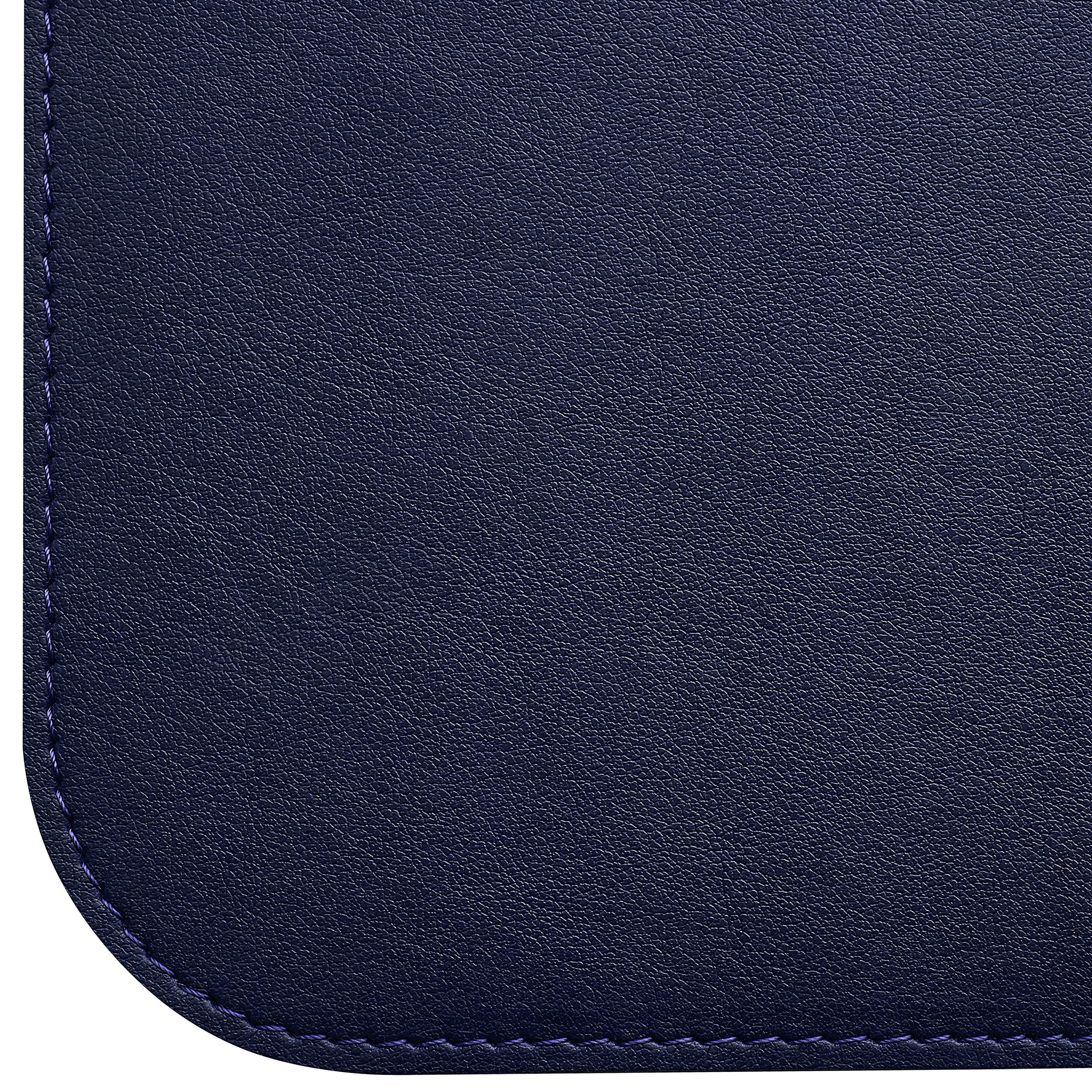 Gallaway Leather Desk Mat,Desk Writing Pad - Office Desk Pad, Medium 24" x 14" Black, Desk Mats on Top of Desks, Gift Ready Elegant Computer Desk Mat Desk Cover Desk Pad Protector PU Leather