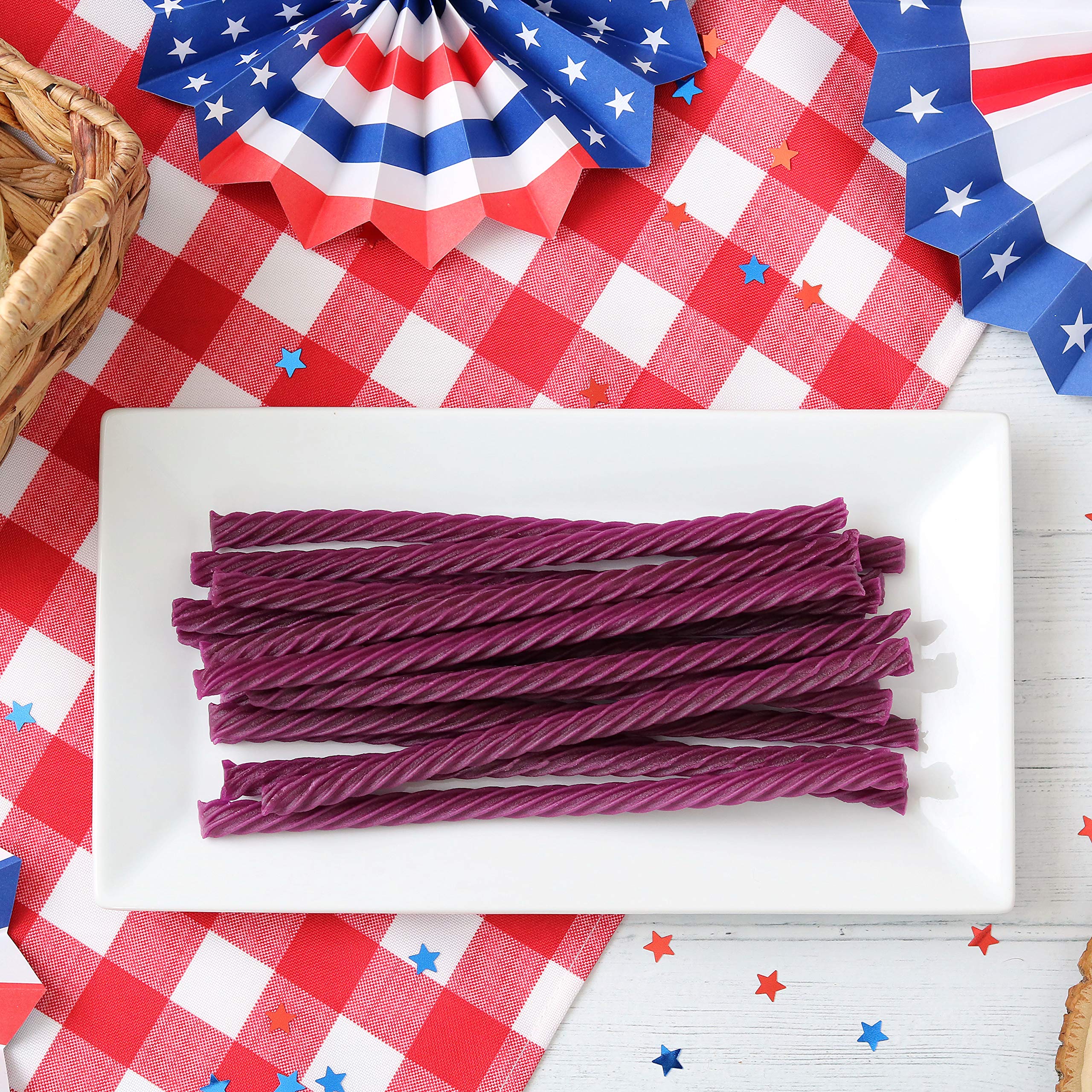 Red Vines Licorice, Grape Flavor Twists, Soft & Chewy Candy, 5oz Trays (12 pack)