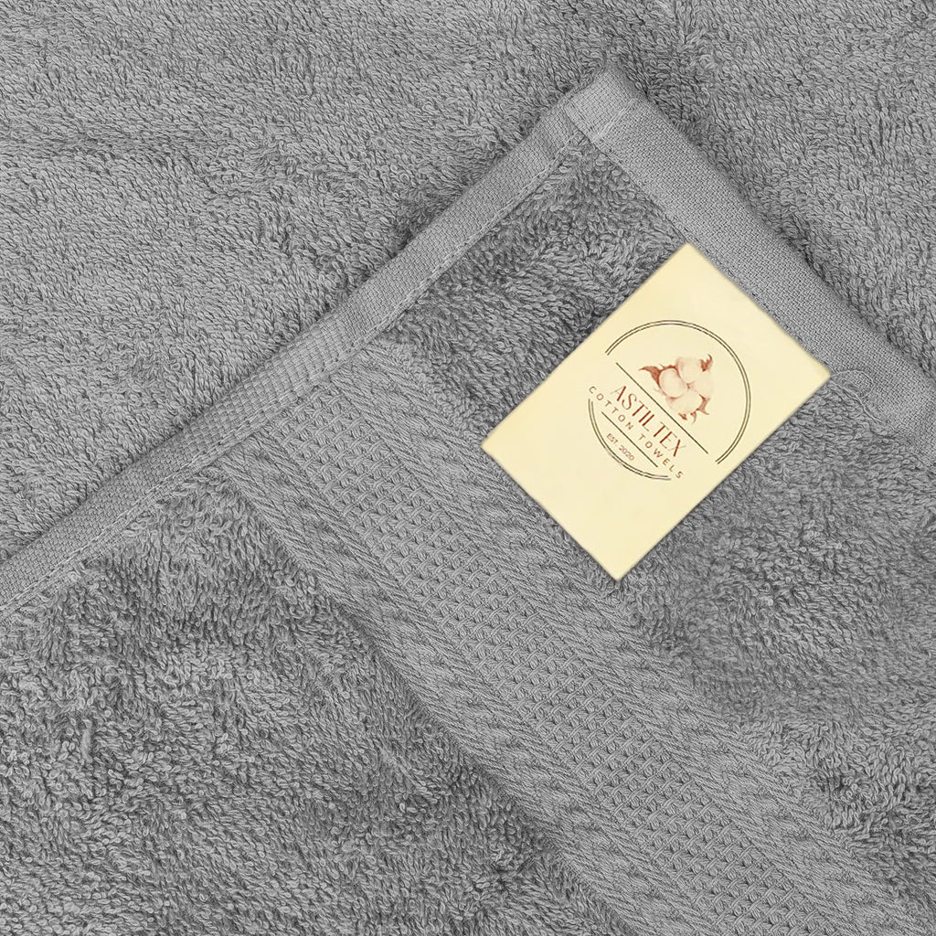 Medium Bath Towels Pack of 6 – 24x48 Inches – Soft, Quick Dry & Highly Absorbent – 100% Cotton Towels for Bathroom, Spa, Gym & Hotel – Aqua Blue