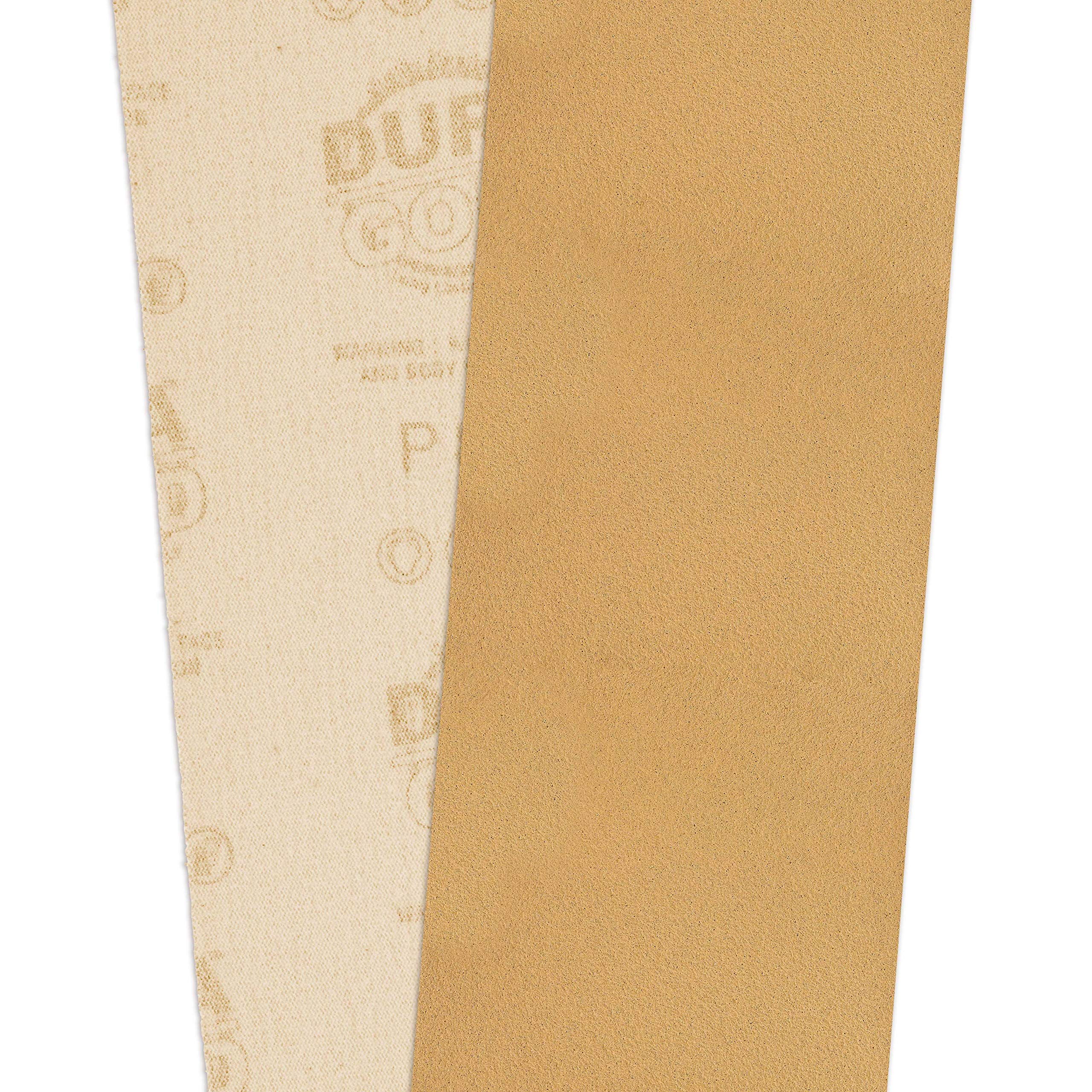 Dura-Gold Premium - 40 Grit Gold - Hook & Loop Backing Longboard Continuous Sandpaper Roll, 2-3/4" Wide, 12 Yards Long - For Automotive & Woodworking Air File Long Board Sanders, Hand Sanding Blocks