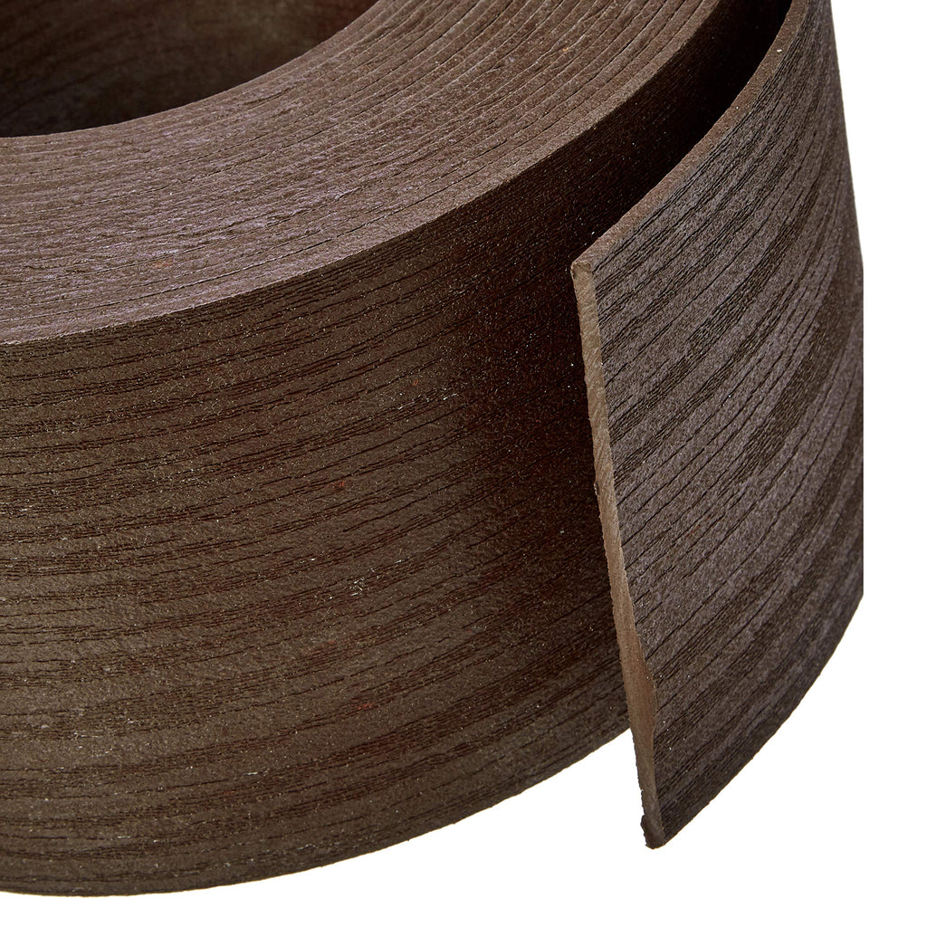Amazon Basics Flexible Landscape Edging Coil for Garden Border, Flower Beds, Lawn and Pathways, 5 inch x 40ft, Brown, 10 Stakes