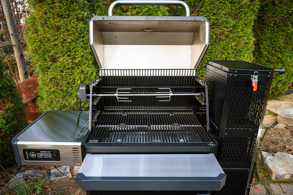 Masterbuilt® Gravity Series Rotisserie Accessory Attachment with Stainless Steel Spit Rods, Meat Claws and and Electric Power Source, Model MB20091220