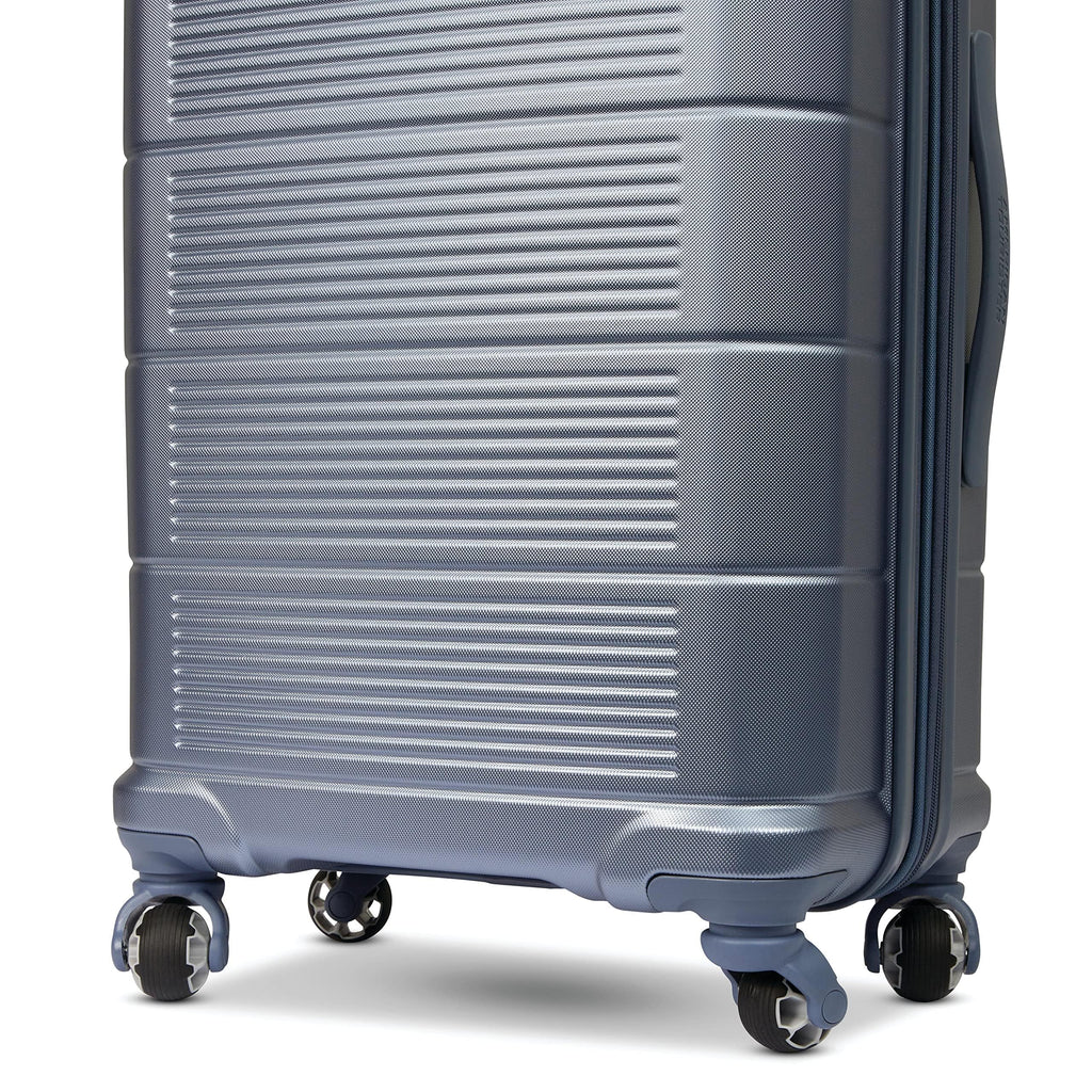 American Tourister Stratum 2.0 Expandable Hardside Luggage with Spinner Wheels, 2-Piece Set 20/28, Blue
