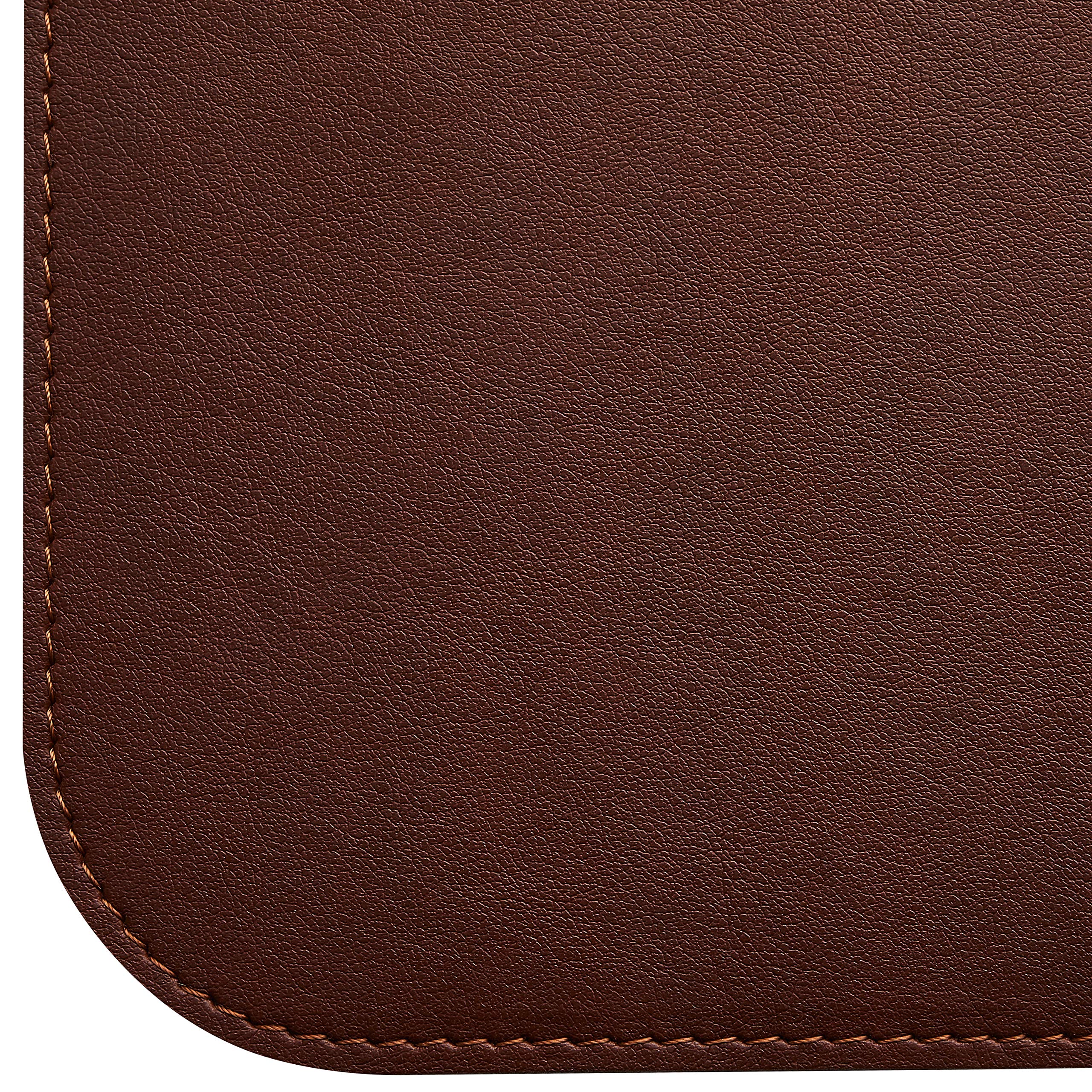Gallaway Leather Desk Mat,Desk Writing Pad - Office Desk Pad, Medium 24" x 14" Black, Desk Mats on Top of Desks, Gift Ready Elegant Computer Desk Mat Desk Cover Desk Pad Protector PU Leather